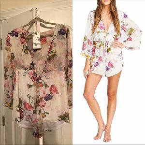 Show Me Your Mumu ROXY ROMPER ~ BEST FRIEND FLORAL
